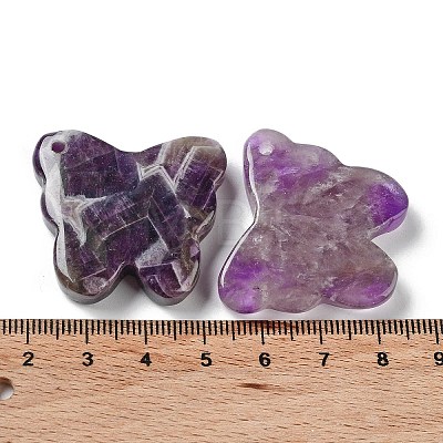 Natural Amethyst Pendants G-D087-01F-1