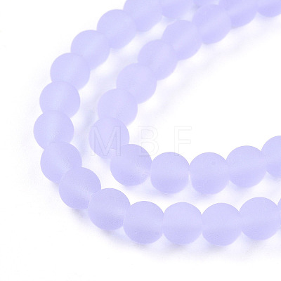 Transparent Glass Beads Strands GLAA-T032-T6mm-MD01-1