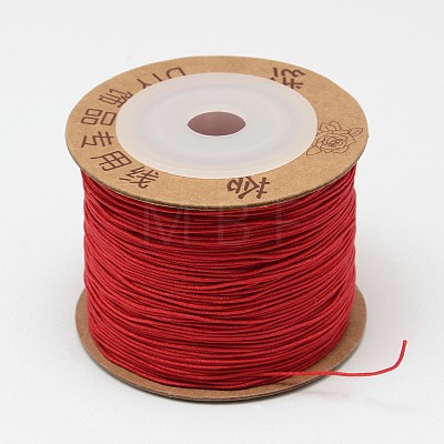Nylon Braided Cord for Jewelry Making Macrame Craft NWIR-N003-0.6mm-05H-A-1