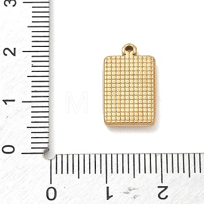 304 Stainless Steel Micro Pave Clear Cubic Zirconia Pendants SA-CBA50C9-03G-1