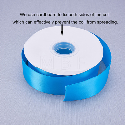 100% Polyester Double-Face Satin Ribbons for Gift Packing SRIB-L024-3.8cm-328-1