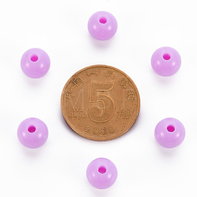 Opaque Acrylic Beads MACR-S370-C8mm-A03-1