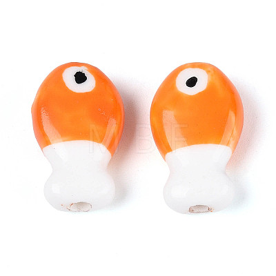 Handmade Porcelain Ceramic Beads PORC-T134-26A-1