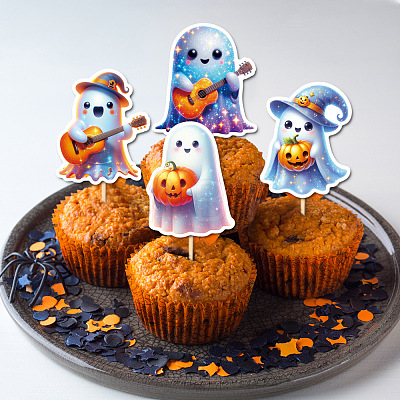 Halloween Ghost Cake Toppers PW-WGBC9F0-01-1