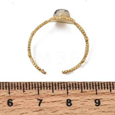 304 Stainless Steel Cuff Open Rings for Women GG-CBA7994-01G-1