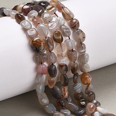 Natural Botswana Agate Beads Strands G-P433-20A-1