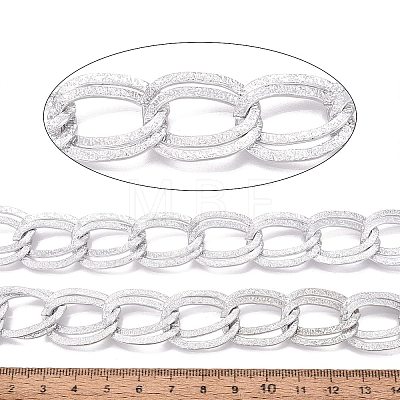 Aluminium Double Curb Chains CHA-Q001-07S-1