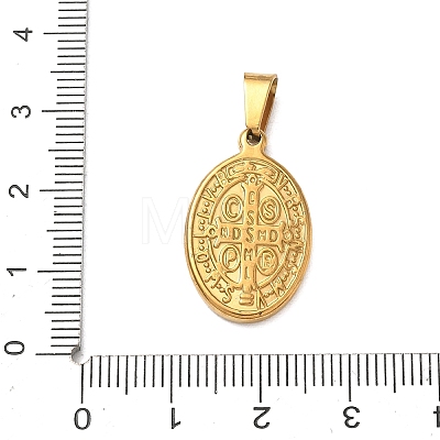 Religion 304 Stainless Steel Pendants STAS-H264-13H-AG-1