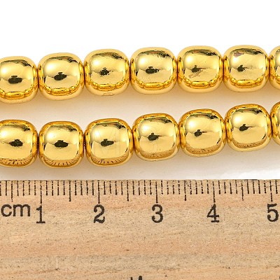 Electroplated Synthetic Non-magnetic Hematite Beads Strands G-C136-C01-03-1