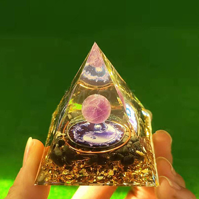 Orgonite Pyramid Resin Energy Generators PW-WG9316C-02-1