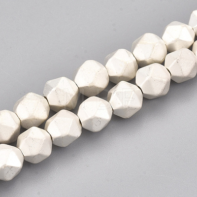 Electroplate Non-magnetic Synthetic Hematite Beads Strands G-T114-26C-1