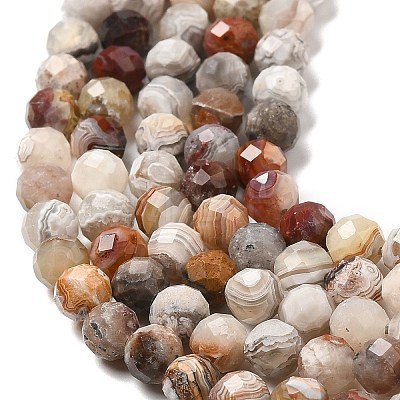 Natural Mexican Agate Bead Strands G-E608-A11-C-1