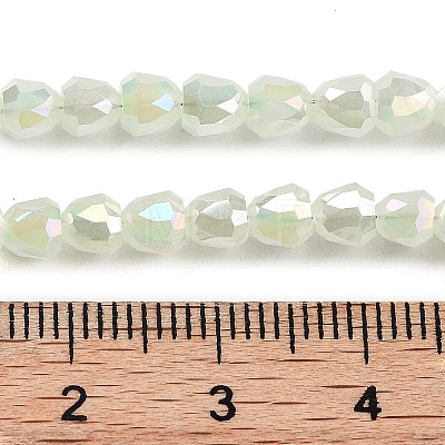 Electroplate Glass Beads Strands EGLA-D030-J4mm-B05-1