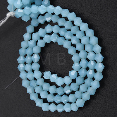 Faceted Bicone Opal Beads Strands EGLA-P017-01B-1