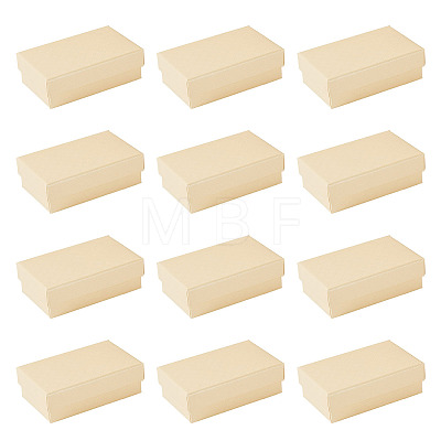 Rectangle Cardboard Paper Jewelry Box CON-TAC0015-01B-1