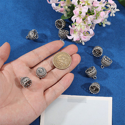 Zinc Alloy Pendant Bails FIND-CA0011-53AS-1