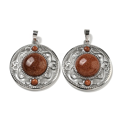 Synthetic Goldstone Pendants G-Q158-03O-1