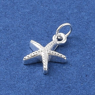 925 Sterling Silver Starfish Charms STER-K181-04S-1