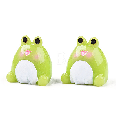 Cute Resin Animal Ornaments RESI-I052-01F-1