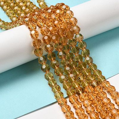 Transparent Glass Beads EGLA-A035-T8mm-D17-1