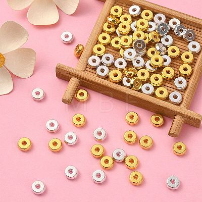 100Pcs 2 Colors Tibetan Style Alloy Spacer Beads FIND-YW0004-04-1