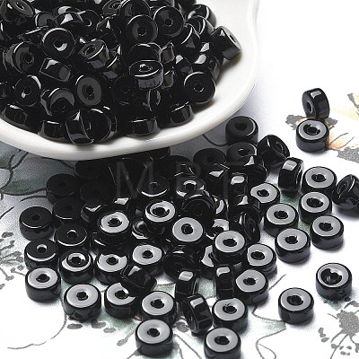 Opaque Colours Glass Seed Beads X-SEED-E001-P3x6mm-10-1
