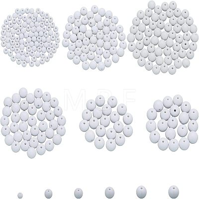 340Pcs Opaque Acrylic Beads MACR-CA0001-36-1