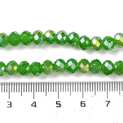 Baking Electroplate Glass Beads Strands DGLA-A039-J6MM-B11-1