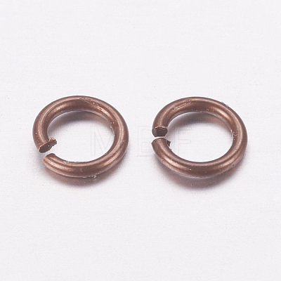 Brass Saw Cut Saw Cut Open Jump Rings KK-M165-5mm-03R-RS-1