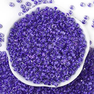 Transparent Inside Colours Glass Seed Beads X1-SEED-A032-04A-1