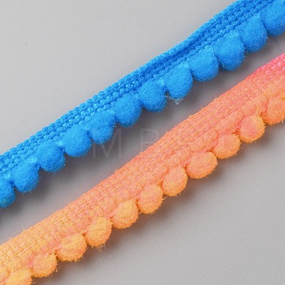 Segment Dyed Polyester Ball Fringe OCOR-WH0071-059-1