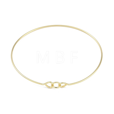 Brass Bangles for Women KK-U020-18G-1