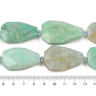 Natural Amazonite Beads Strands G-P548-B25-01-1