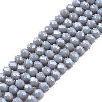 Electroplate Glass Beads Strands LS-EGLA-A034-P4mm-A16-1