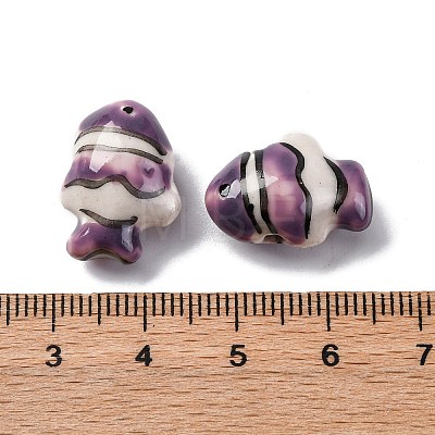 Handmade Porcelain Beads PORC-R002-01D-1