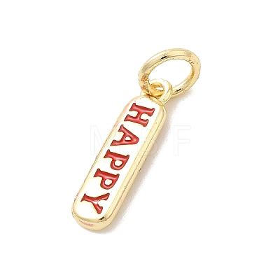 Brass Enamel Charms KK-P338-01G-G02-1