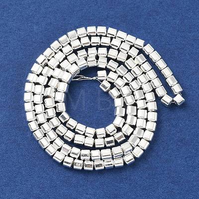 Electroplated Synthetic Non-Magnetic Hematite Beads Strands G-U003-18A-02-1