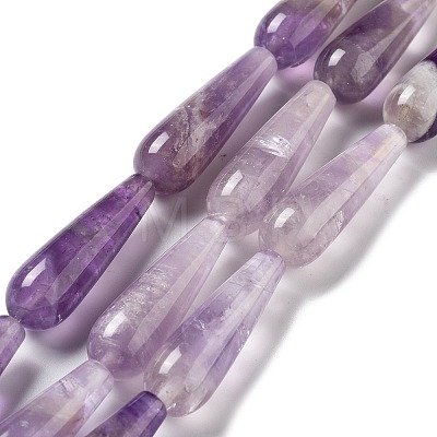 Natural Amethyst Beads Strands G-P528-H15-01-1