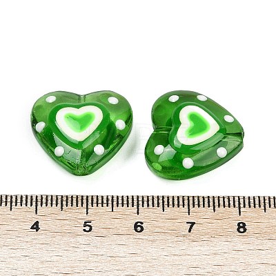 Handmade Lampwork Beads Strands LAMP-R004-06B-07-1