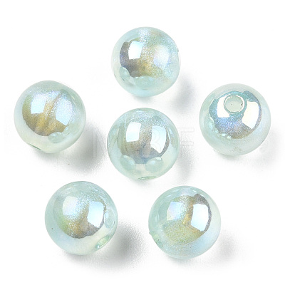 ABS Plastic Imitation Pearl Beads PACR-N013-01A-02-1