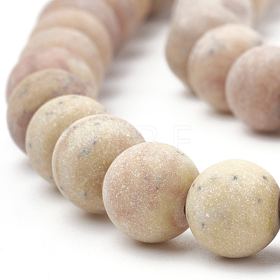 Natural Wood Lace Stone Beads Strands G-T106-263-1