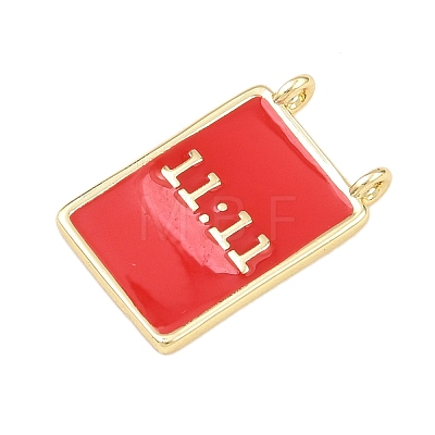 Brass Enamel Pendants KK-L251-01G-C01-1