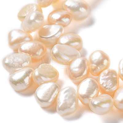 Natural Cultured Freshwater Pearl Beads Strands PEAR-J007-30-1