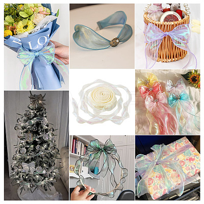 Polyester Lace Trim DIY-TAC0010-49D-1