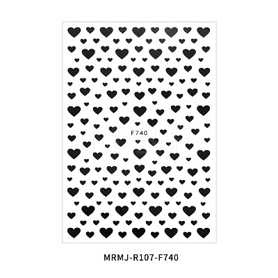 Nail Art Stickers Decals MRMJ-R107-F740-1
