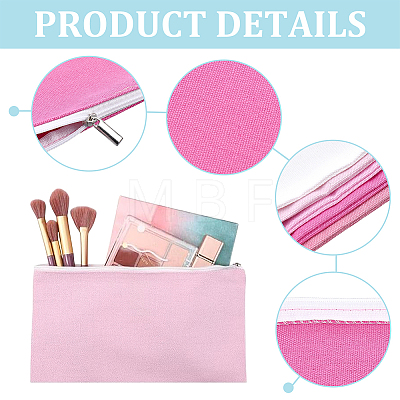 5Pcs 5 Colors Cloth Zipper Jewelry Bag Gift Pouches ABAG-WH0077-11B-1