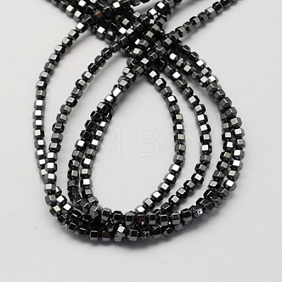 Non-magnetic Synthetic Hematite Beads Strands G-Q895-18-1