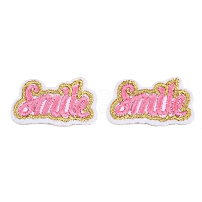 Polyester Computerized Embroidery Cloth Iron on Sew on Patches PATC-L001-07-1