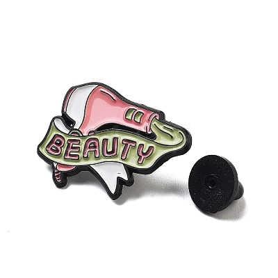 Barber Shop Alloy Beauty Enamel Pins Brooches JEWB-U008-04B-1