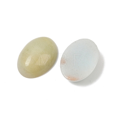 Natural Flower Amazonite Cabochons G-C115-01A-31-1